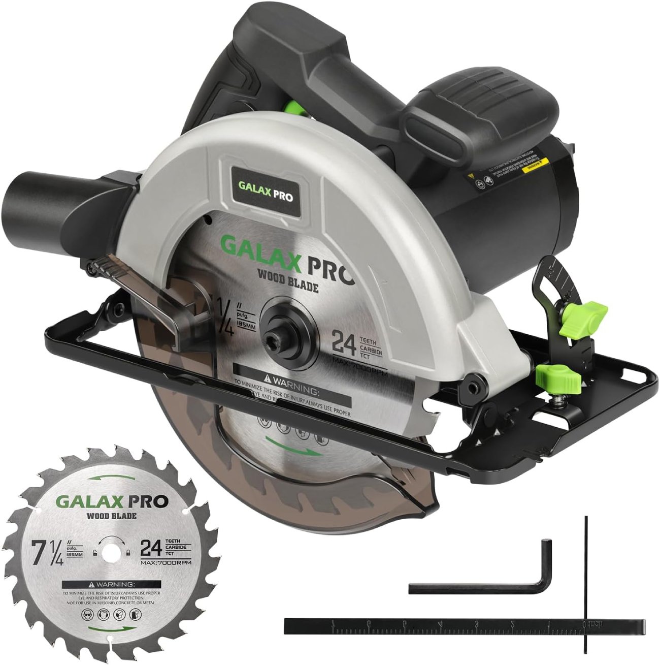 Test COMPLET de la Scie Circulaire 1400W GALAX PRO - Caractéristiques Techniques Détaillées