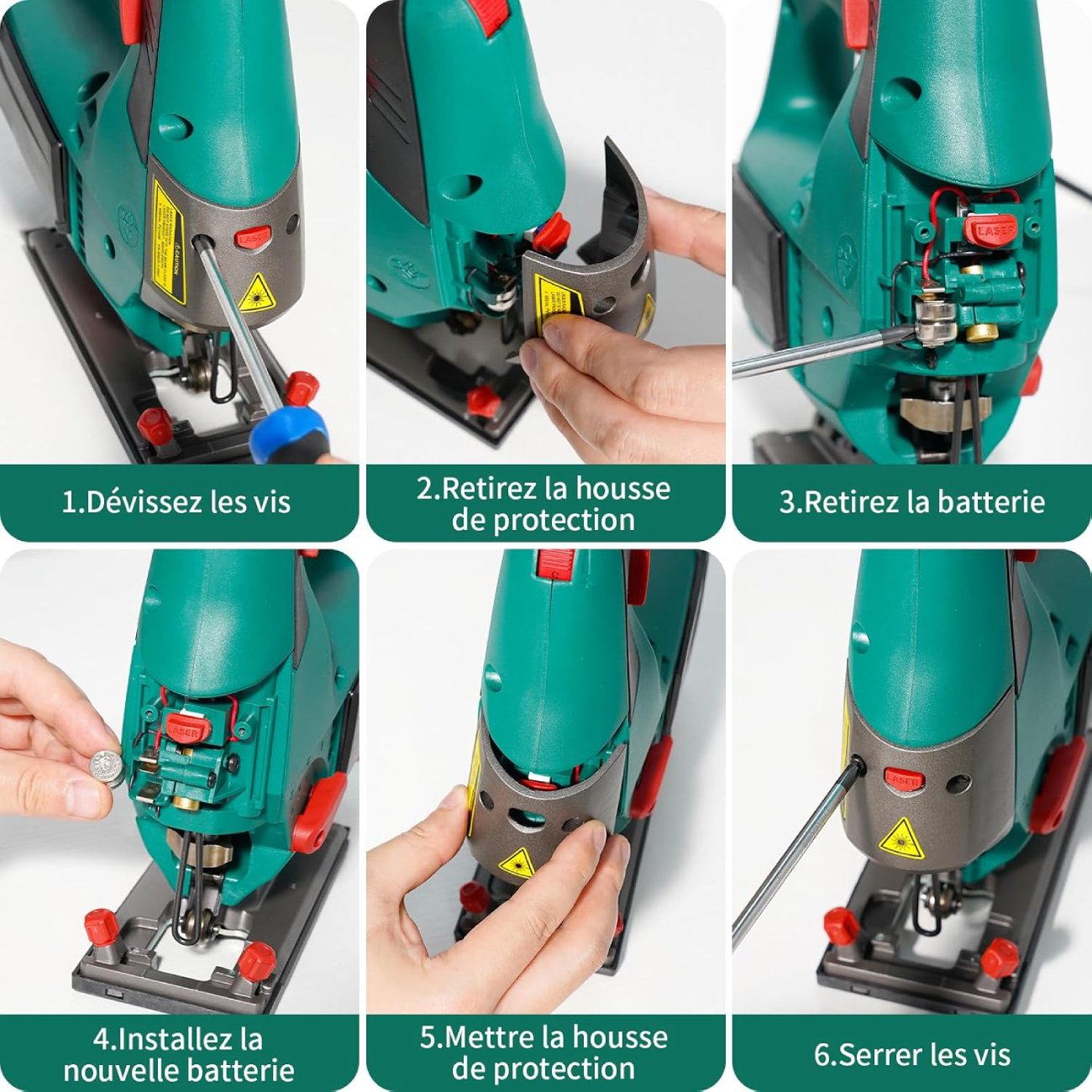 Test COMPLET de la Scie Sauteuse HYCHIKA Scie800W - Installation et Première Utilisation